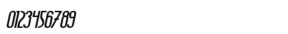 Wellcome Paradise Bold Italic Numeric Preview