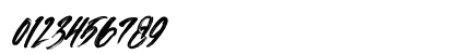 Against SVG Italic Italic Numeric Preview