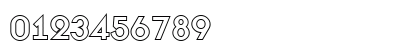 a_BosaNovaOtl Bold Numeric Preview