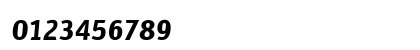 Sodium Bold Italic Numeric Preview
