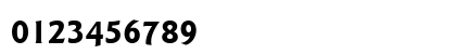 GoudySansITC Bold Numeric Preview