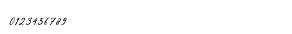 Addison Affson Italic Regular Numeric Preview