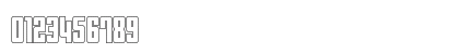Asectica Outline Demo Regular Numeric Preview