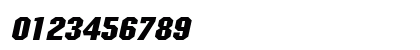 BlockWide BoldItalic Numeric Preview