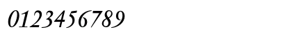 Jannon Med Italic Numeric Preview