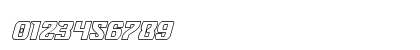 Federal Blue Outline Italic Outline Italic Preview