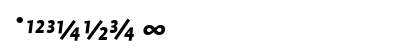 Profile Bold Italic Numeric Preview