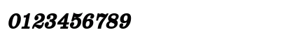 ClareThin BoldItalic Numeric Preview