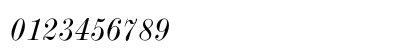 Dioxipe Italic Numeric Preview