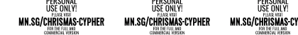 Christmas Cypher Icon PERSONAL Regular Preview