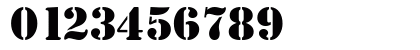.VnStamp Normal Numeric Preview