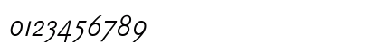 Corporate S Expert BQ Light Italic Numeric Preview