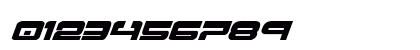 Atlantia Bold Italic Numeric Preview