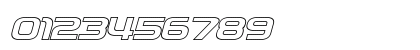 Zebulon Hollow Italic Numeric Preview