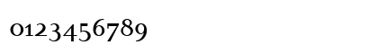 Dyadis ITC Medium Numeric Preview