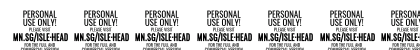 Isle Headline PERSONAL USE Black Preview