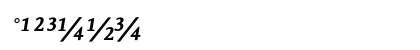 Scala Caps Exp Bold Italic Numeric Preview