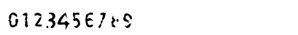 BlueSpent Black Numeric Preview