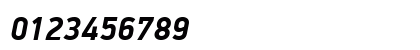 PF DinDisplay Pro Bold Italic Numeric Preview