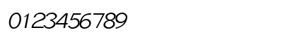Paresis Oblique Numeric Preview