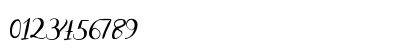 Melliana Script Regular Numeric Preview