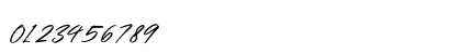 Grand Paradiso Script Regular Numeric Preview