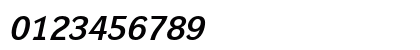 DynaGrotesk LE Bold Italic Numeric Preview