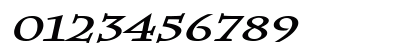 ChazExtended BoldItalic Numeric Preview