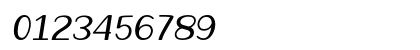 Vecoly Italic Numeric Preview