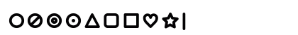 Iconic Pictograms Bold Preview