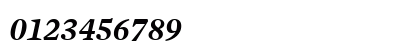 Mercury Numeric G2 SemiBold Italic Numeric Preview
