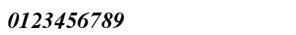 Times New Roman Cyr Bold Italic Numeric Preview