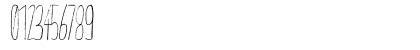 Giraffenhals Condensed Numeric Preview