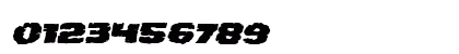 Jugger Rock Expanded Italic Expanded Italic Numeric Preview