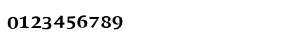 Quadraat Bold Numeric Preview