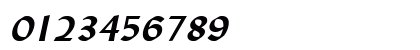 LyndaWide BoldItalic Numeric Preview