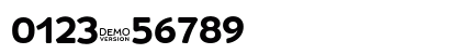 Umba Soft SC Bold Demo Numeric Preview