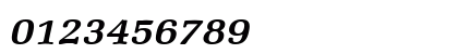 BidRomanWide BoldItalic Numeric Preview
