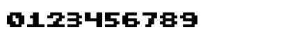 CubicFive12 Bold Numeric Preview
