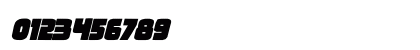 Frost Giant Staggered Italic Italic Preview