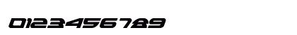Alexis Bold Italic Numeric Preview