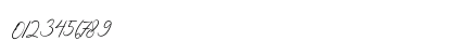 Bellamy Signature Regular Numeric Preview