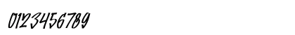 Greatwriten Italic Regular Numeric Preview