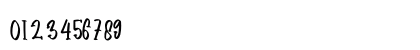 Minnimallisstic Font Regular Numeric Preview