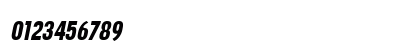 CorpusGothic CondensedOblique Numeric Preview