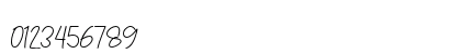 Baginda Script Regular Numeric Preview