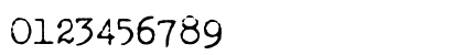 LUCKY TYPEWRITER Normal Numeric Preview