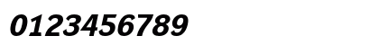DynaGrotesk RE Bold Italic Numeric Preview