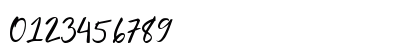 Onelove Free for Personal Use Regular Numeric Preview