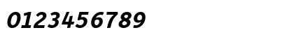 Depot Bold Italic Numeric Preview